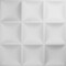 Ekena Millwork Classic EnduraWall Decorative 3D Wall Panel, White, 19 5/8"W x 19 5/8"H WP20X20CLWH - alternate 2